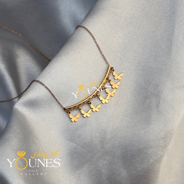 گردنبند پروانه ای طلا